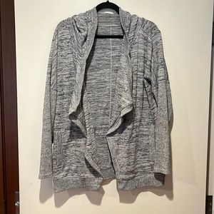 Athleta Blissful Hooded Wrap Cardigan - L